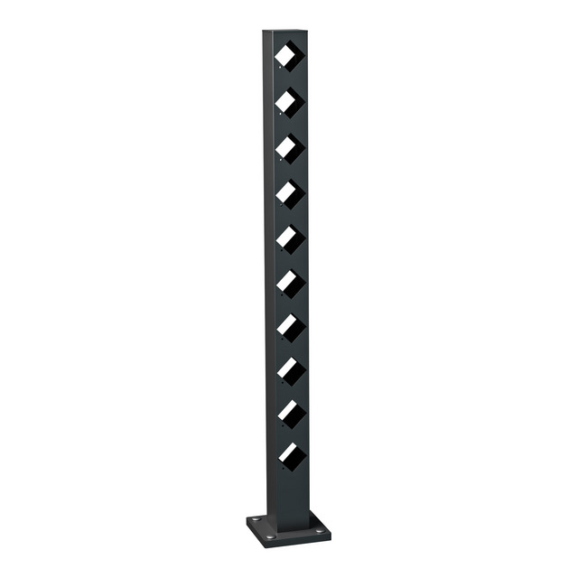 MELLANSTOLPE 995 BOLMEN SV STAKETSTOLPE ALUMINIUM