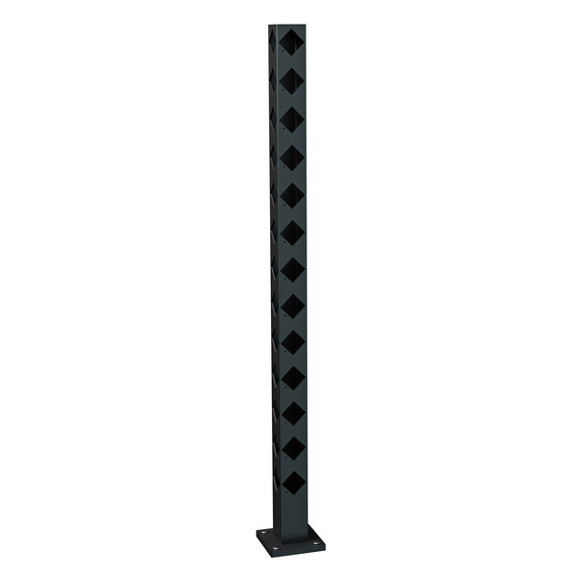 HÖRNSTOLPE 45 BOLMEN 1255 SV STAKETSTOLPE ALUMINIUM | Beijerbygg Byggmaterial