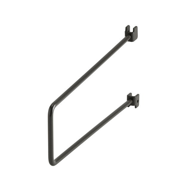 BOKSTÖD FÖR VÄGGSKENA GRAPHITE 250MM | Beijerbygg Byggmaterial