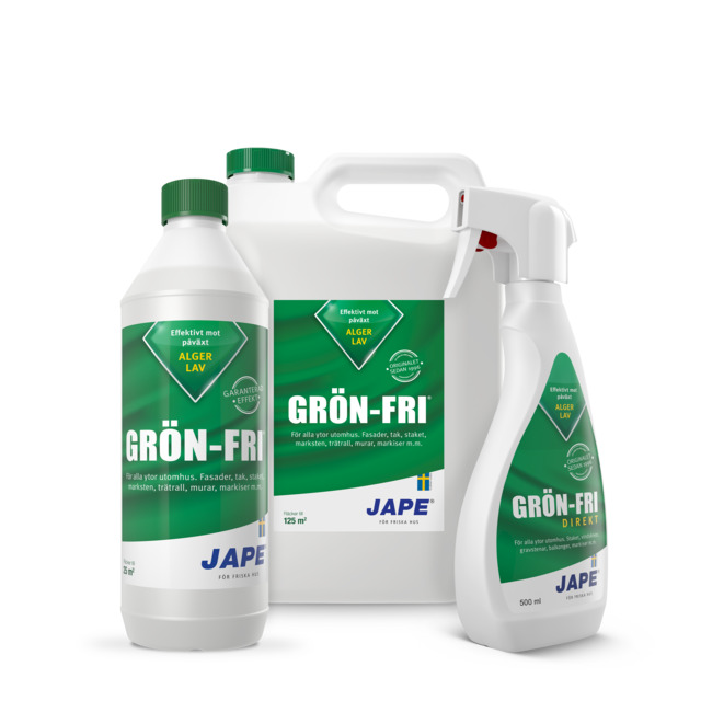 GRÖN FRI 1 LITER MOT PÅVÄXT AV ALGER, MOSSA, LAV OCH MÖGEL