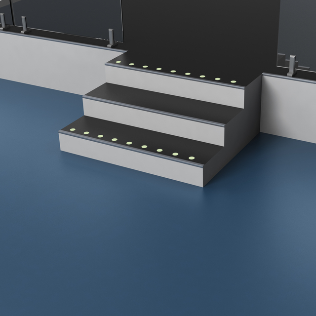 KONTRASTMARKERING SVART 50MM FÖR OFFENTLIG MILJÖ