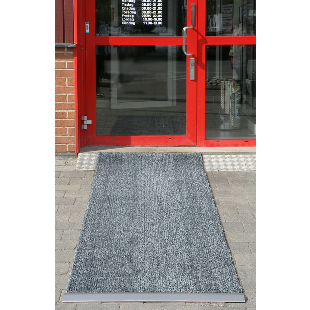 DÖRRMATTA FINNTURF GRÅ 90CM ARMERAD