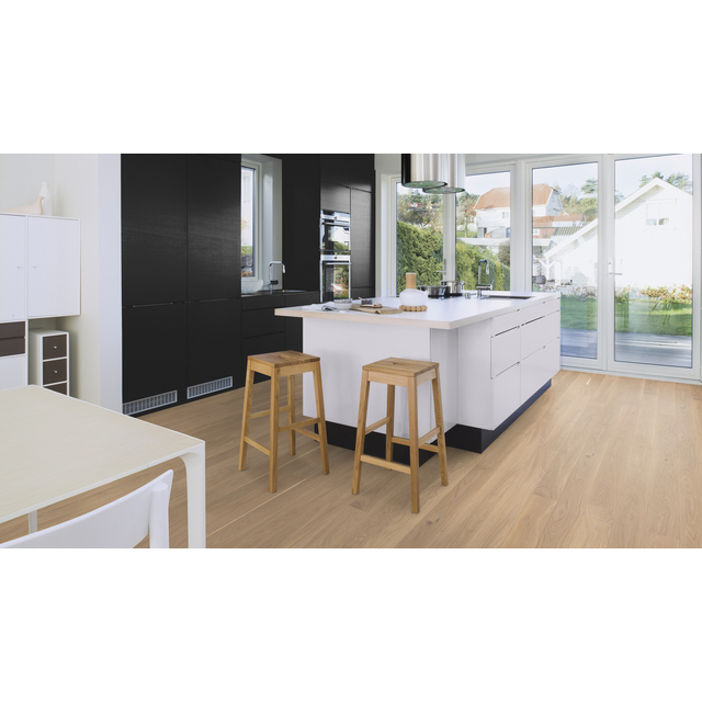 PARKETT EK 1-ST ANDANTE VIT13 3,04 M2/PKT MATT 138X2200 MM