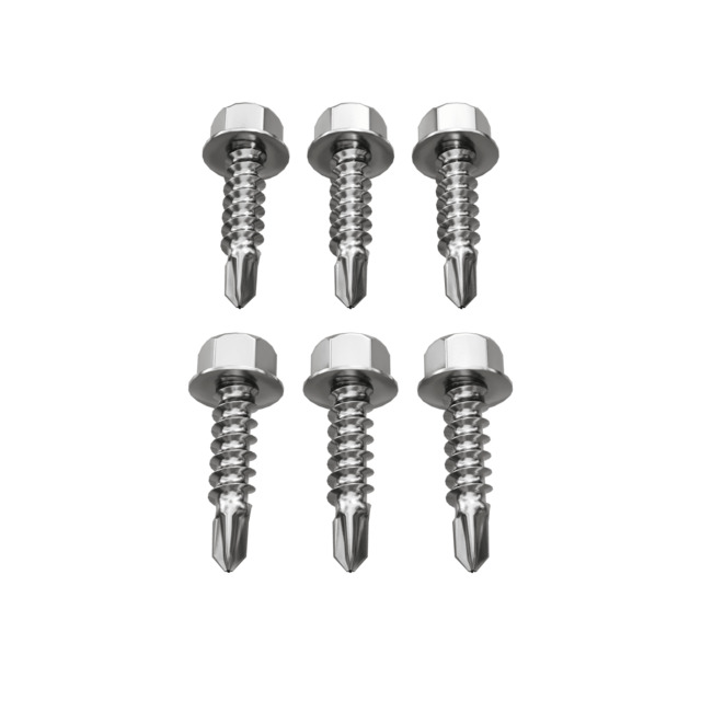 SKARVSET TILL RÄCKESRÖR 6ST | Beijerbygg Byggmaterial