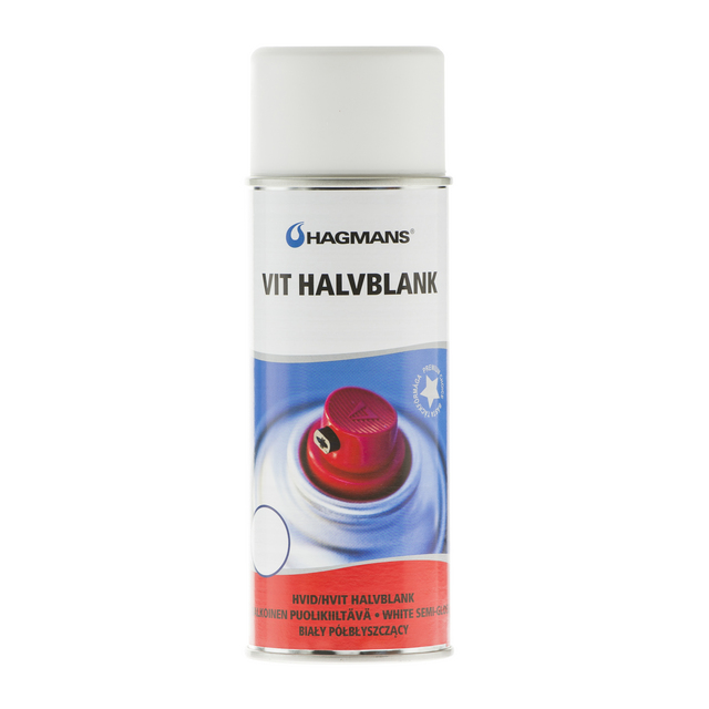SPRAYFÄRG HAGMANS HA.BLANK VIT 0,4L