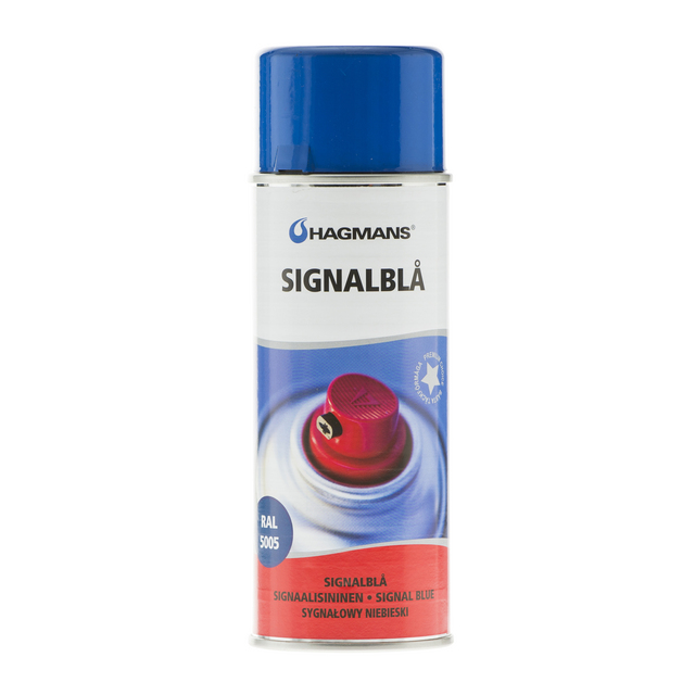 SPRAYFÄRG HAGMANS SIG.BLÅ RAL 5005 0,4L | Beijerbygg Byggmaterial