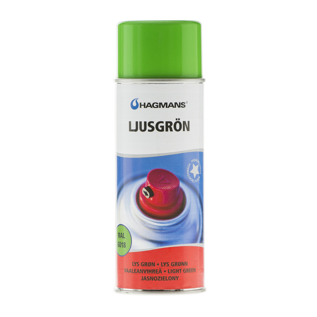 SPRAYFÄRG HAGMANS L-GRÖN RAL 6018 0,4L | Beijerbygg Byggmaterial
