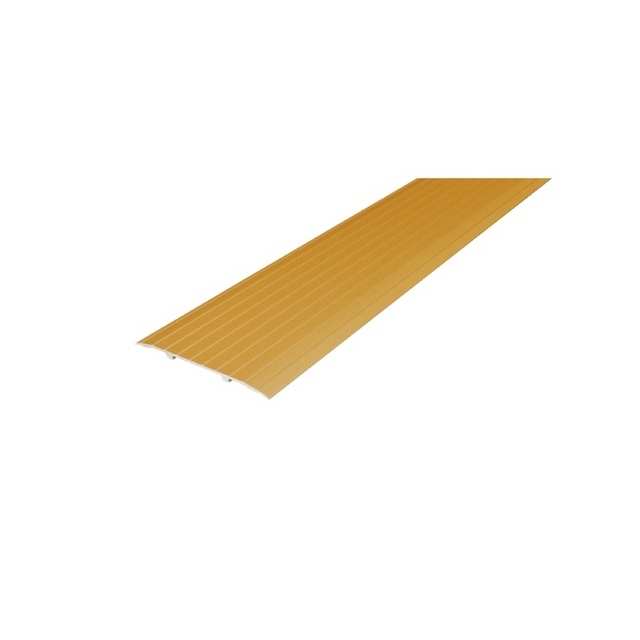 SKARVLIST 100MM RÄFFLAD GULD 200CM INKLUSIVE SKRUV | Beijerbygg Byggmaterial