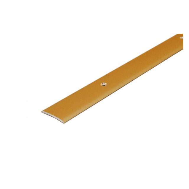 SKARVLIST 30MM SLÄT GULD 100CM INKLUSIVE SKRUV | Beijerbygg Byggmaterial