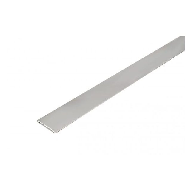 SKARVLIST 38MM SLÄT SILVER 100CM SJÄLVHÄFTANDE | Beijerbygg Byggmaterial