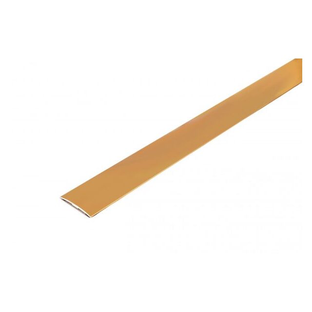 SKARVLIST 38MM SLÄT GULD 200CM SJÄLVHÄFTANDE | Beijerbygg Byggmaterial