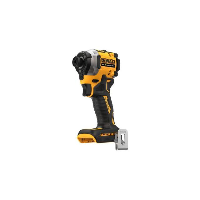 Produktfoto för DeWALT DCF850N-XJ, Mutterdragare, Pistolhandtag, Svart, Gul, Bältesklämma, Upphängningshål, 3250 RPM, 1000 RPM - SOLO