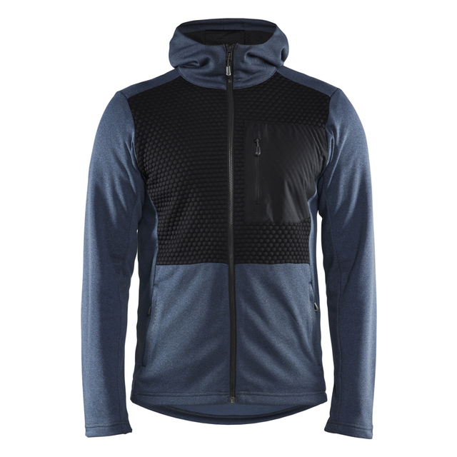 LUVTRÖJA 3540 2533 FULL ZIP NUMB BLUE/BLACK XL | Beijerbygg Byggmaterial