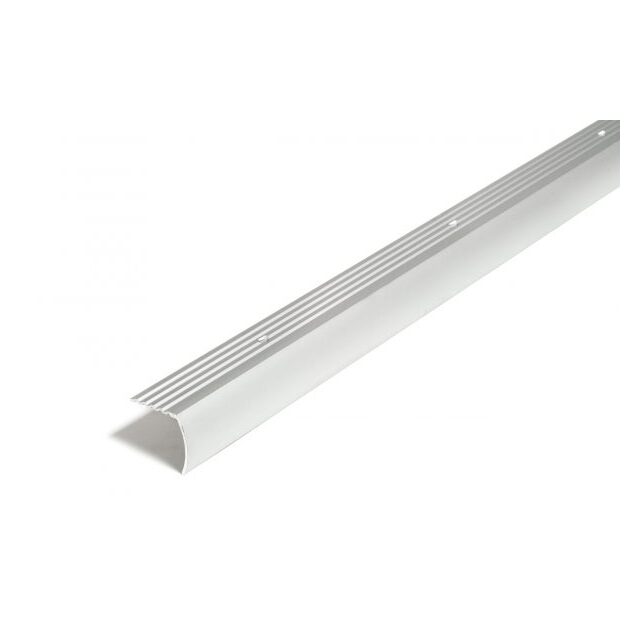 TRAPPKANTLIST 29X29MM SILVER 100CM INKLUSIVE SKRUV | Beijerbygg Byggmaterial