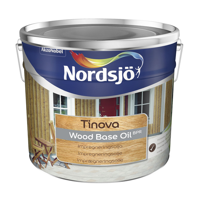 GRUNDOLJA TINOVA WOOD BASE 2,5 OILBPR NORDSJÖ UTOMHUS 2,5L
