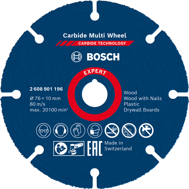 KAPSKIVA MULTIWHEEL HM 76X10MM