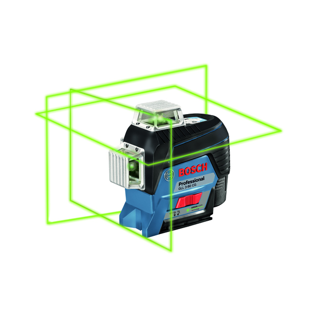 CIRKELLASER GRÖN GLL3-80CG M BM1 12V LADDARE