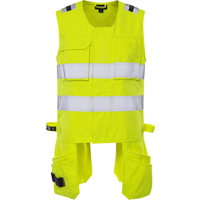 VÄST FLAM KL 2 5075 ATHS VARSELGUL STL M | Beijerbygg Byggmaterial