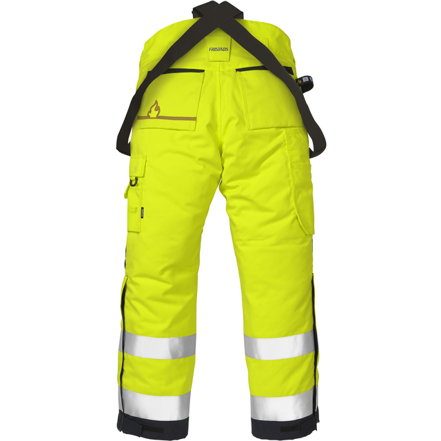 VINTERBYXA FLAM 2085 ATHS VARSELGUL/MARIN STL XS