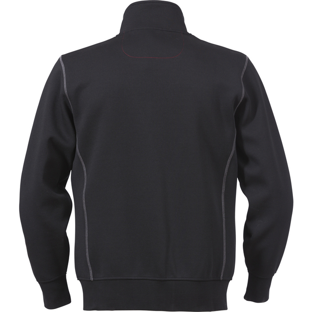 SWEATSHIRTJACKA 1747 DF SVART STL S