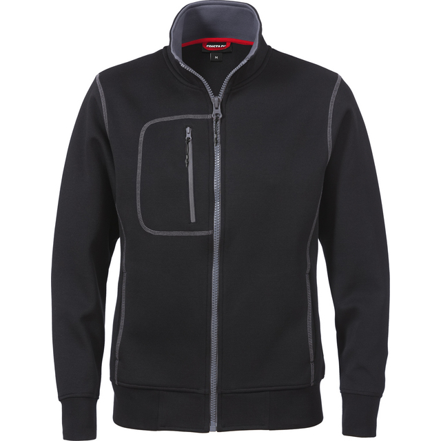 SWEATSHIRTJACKA DAM 1748 DF SVART STL M | Beijerbygg Byggmaterial