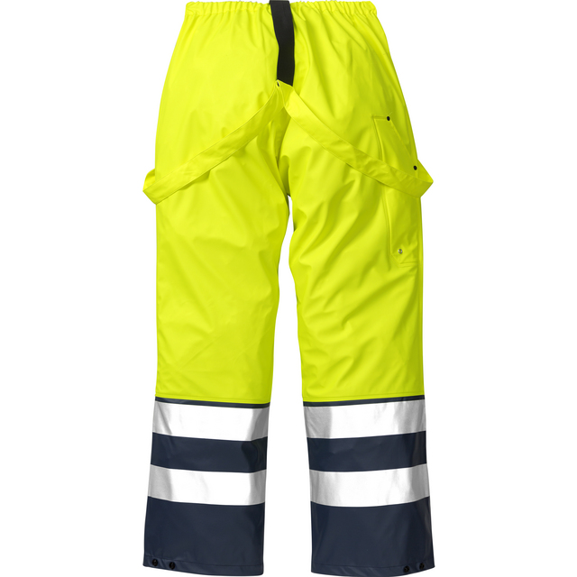 REGNBYXA VARSEL KL 2 2625 RS VARSELGUL/MARIN STL 2XS