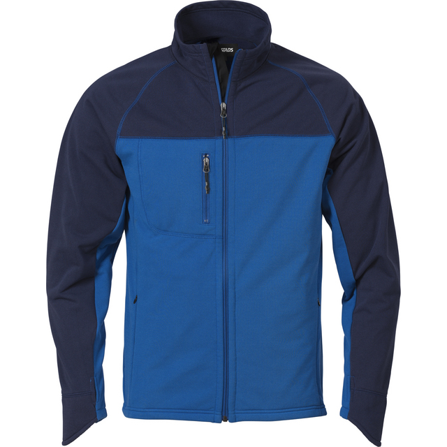 FLEECEJACKA 1475 MIC BLÅ STL M | Beijerbygg Byggmaterial
