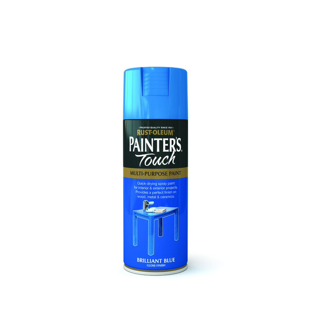 SPRAYFÄRG PAINTERS TOUCH BLANK BRILLIANT BLUE | Beijerbygg Byggmaterial