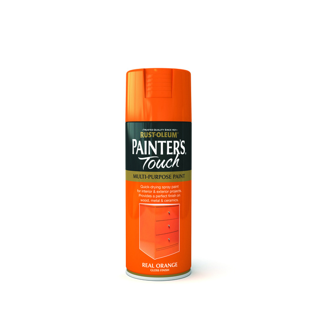 SPRAYFÄRG PAINTERS TOUCH BLANK REAL ORANGE | Beijerbygg Byggmaterial