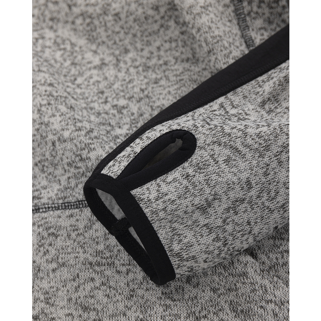 FLEECEJACKA GRÅ/SVART M 7451 PRKN