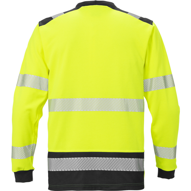T-SHIRT VARSEL KL 3 7724 THV VARSELGUL/SVART STL XS