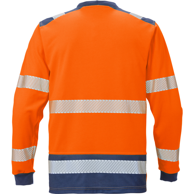 T-SHIRT VARSEL KL 3 7724 THV VARSELORANGE/MARIN STL S