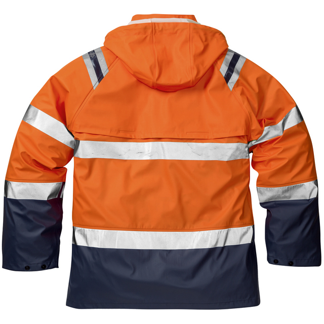 REGNJACKA VARSEL KL 3 4624 RS VARSELORANGE/MARIN STL 3XL