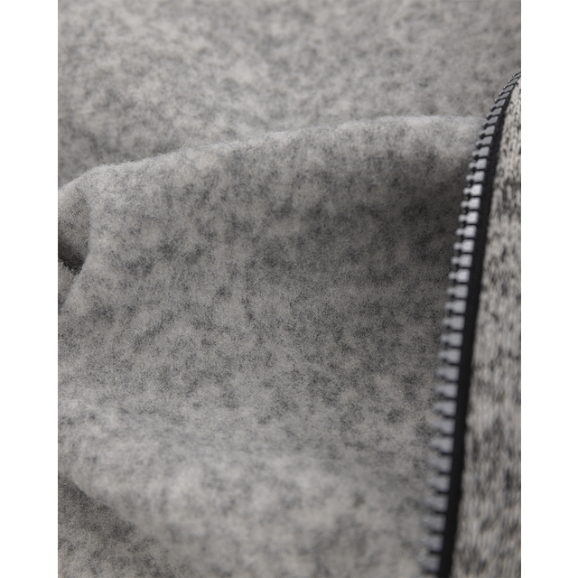 FLEECEJACKA GRÅ/SVART M 7451 PRKN