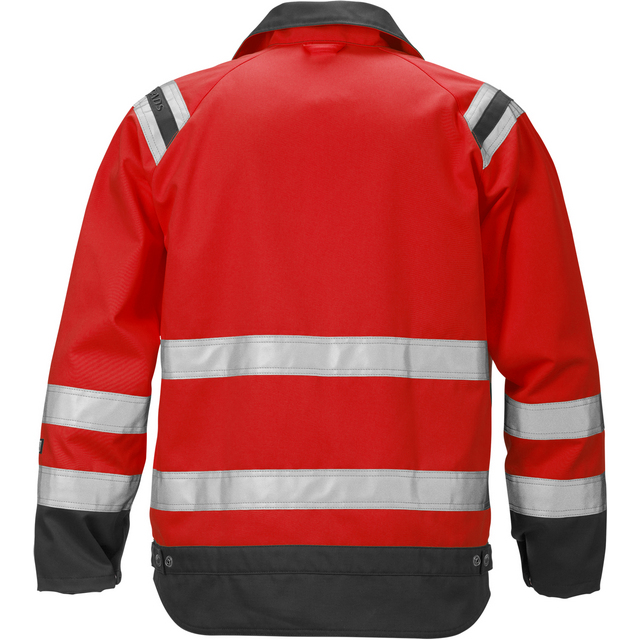 JACKA VARSEL KL 3 4026 PLU VARSELRÖD/SVART STL 3XL