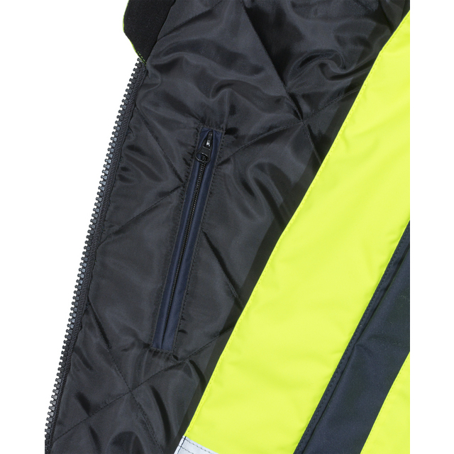 VINTERJACKA VARSEL 4035 GTT VARSELGUL/MARIN STL 2XL