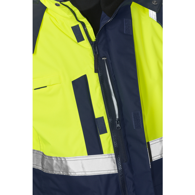 Produktbild föreställande artikeln PARKAS VARSEL 3 I 1 4036 GTT VARSELGUL/MARIN STL XL från kategorin Överdelar