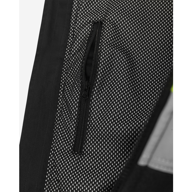 FLEECEJACKA VARSEL 4041 FE VARSELGUL/SVART STL XS