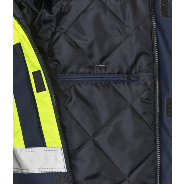 VINTERJACKA VARSEL 4035 GTT VARSELGUL/MARIN STL 2XL