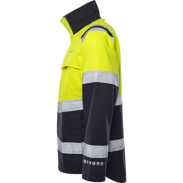 JACKA FLAM KL 2 4176 ATHS VARSELGUL/MARIN STL 3XL