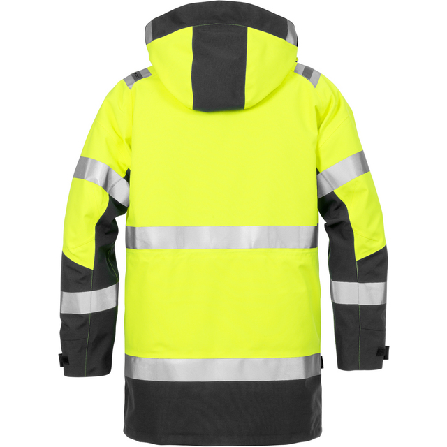 VINTERPARKAS GORE-TEX VARSEL GUL/SVART STL M