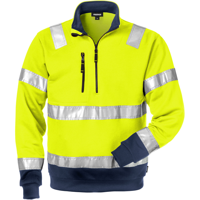 SWEATSHIRT VARSEL  2XL GUL/MARINBLÅ 728 BPV KL 8 | Beijerbygg Byggmaterial