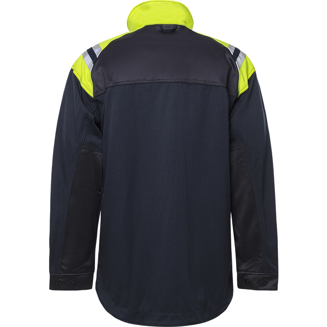 JACKA FLAM 4965 MFA MARIN/VARSELGUL STL 3XL | Beijerbygg Byggmaterial