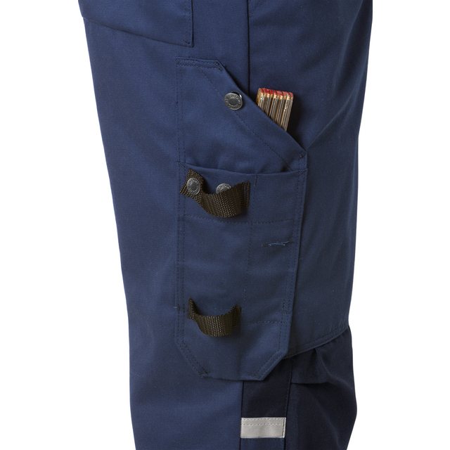 Produktbild föreställande artikeln OVERALL VARSEL KL 3 8026 PLU VARSELGUL/MARIN STL M från kategorin Overaller