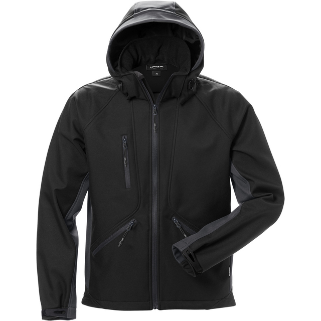 JACKA 1414 SOFTSHELL SVART 3XL