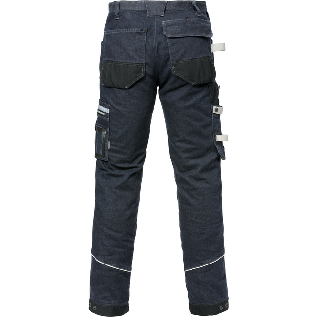 STRETCHJEANS HANTVERK 2131 DCS INDIGOBLÅ STL C60
