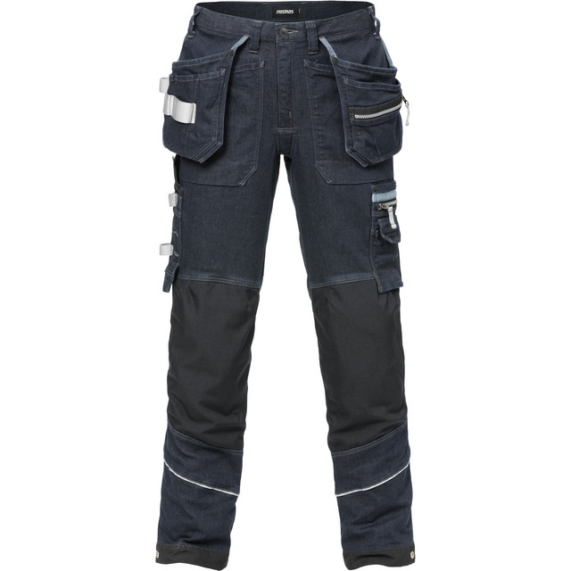 STRETCHJEANS HANTVERK 2131 DCS INDIGOBLÅ STL C60