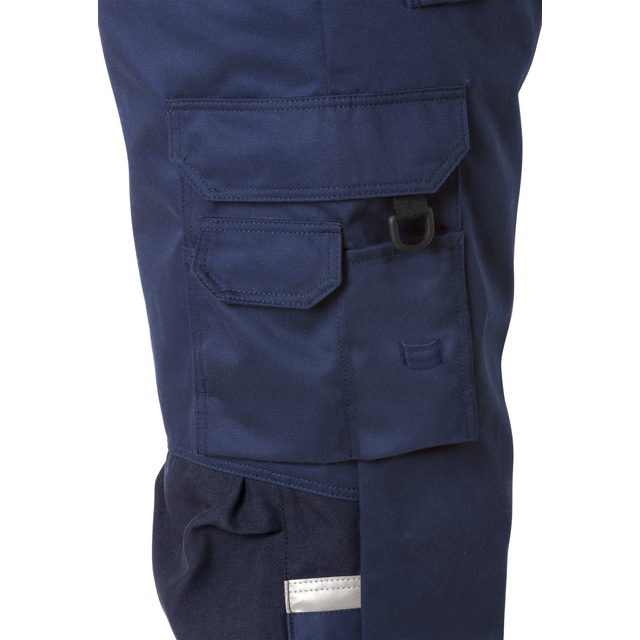 Produktbild föreställande artikeln OVERALL VARSEL KL 3 8026 PLU VARSELGUL/MARIN STL M från kategorin Overaller