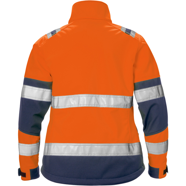 Produktbild föreställande artikeln VARSELJACKA 4183 WYH KL 2 DAM ORANGE/MARINBLÅ STL 3XL från kategorin Varselöverdelar