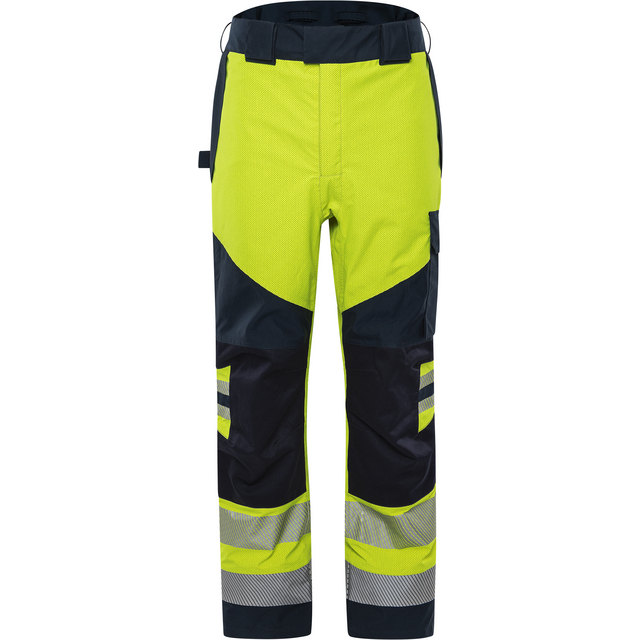 BYXA 2095 GXE FLAMSKYDDAD VARSEL GUL/MARINBLÅ STL XS